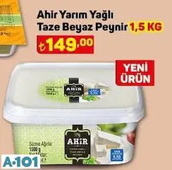 AHİR YARIM YAĞLI TAZE BEYAZ PEYNİR